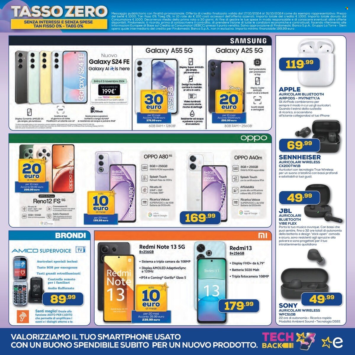 Volantino Euronics - 17/10/2024 - 31/10/2024. Pagina 6