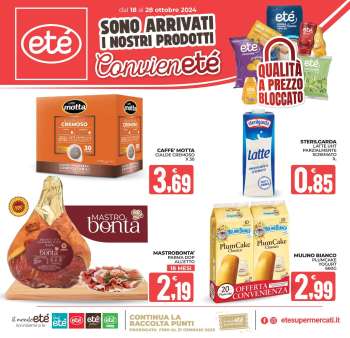 Volantino Eté - 18/10/2024 - 28/10/2024.