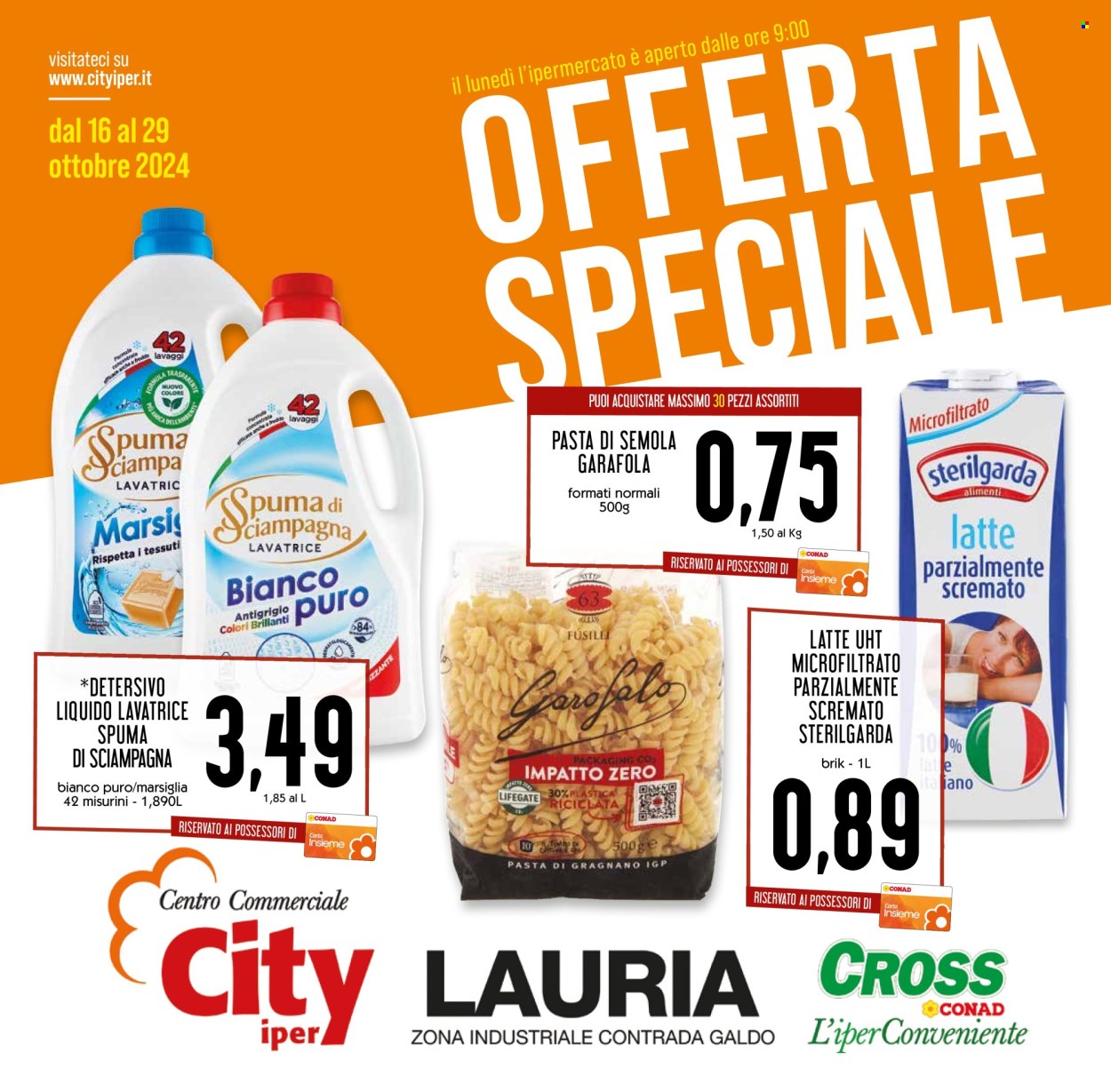 Volantino Conad Superstore - 16/10/2024 - 29/10/2024. Pagina 1