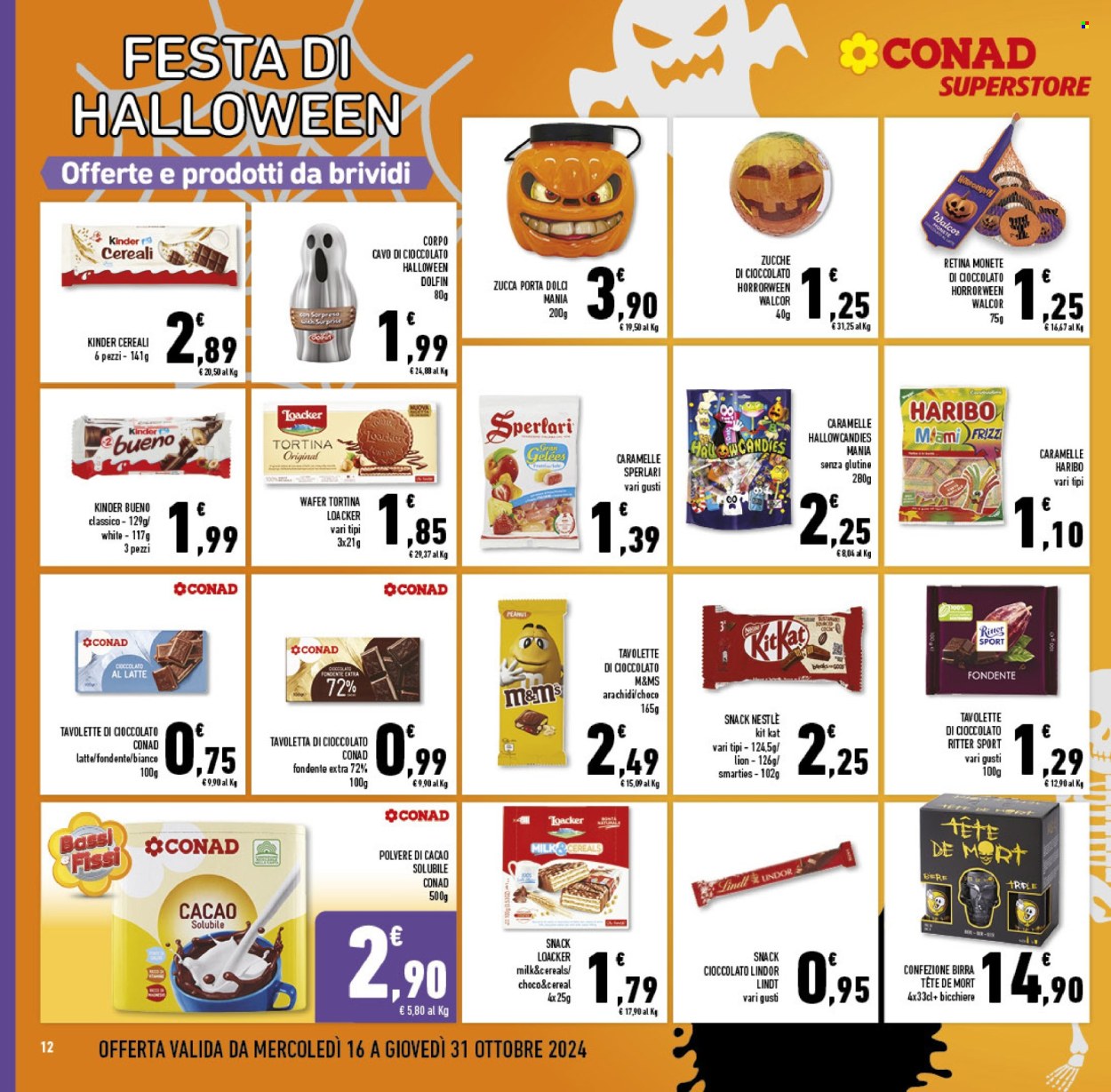 Volantino Conad Superstore - 16/10/2024 - 29/10/2024. Pagina 12