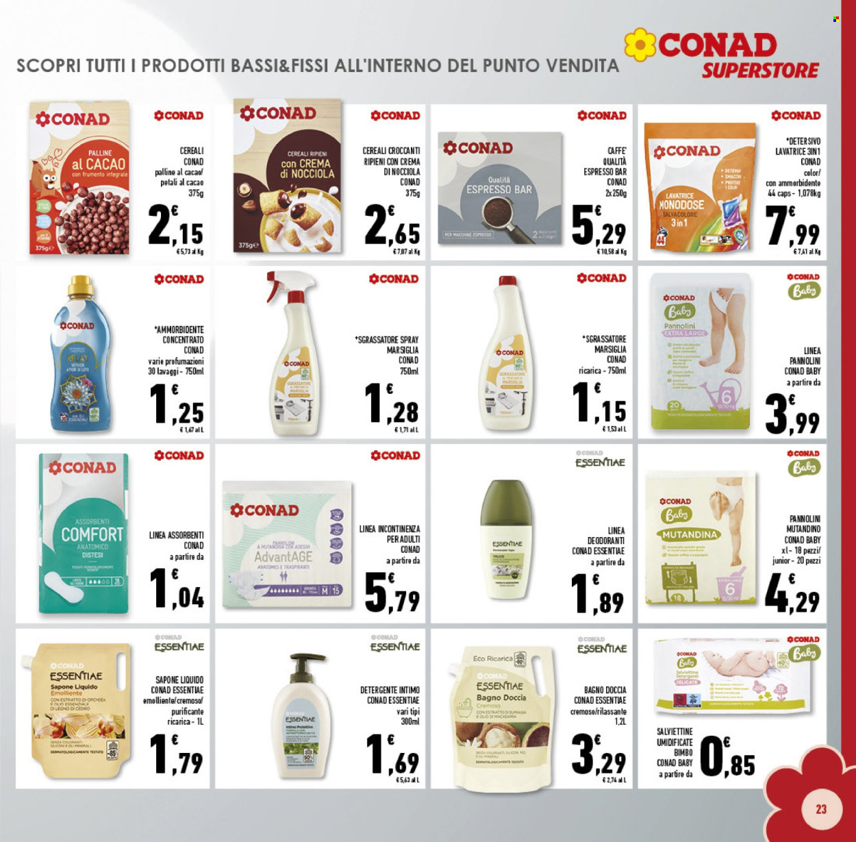 Leták Conad Superstore - 16.10.2024 - 29.10.2024. Strana 23