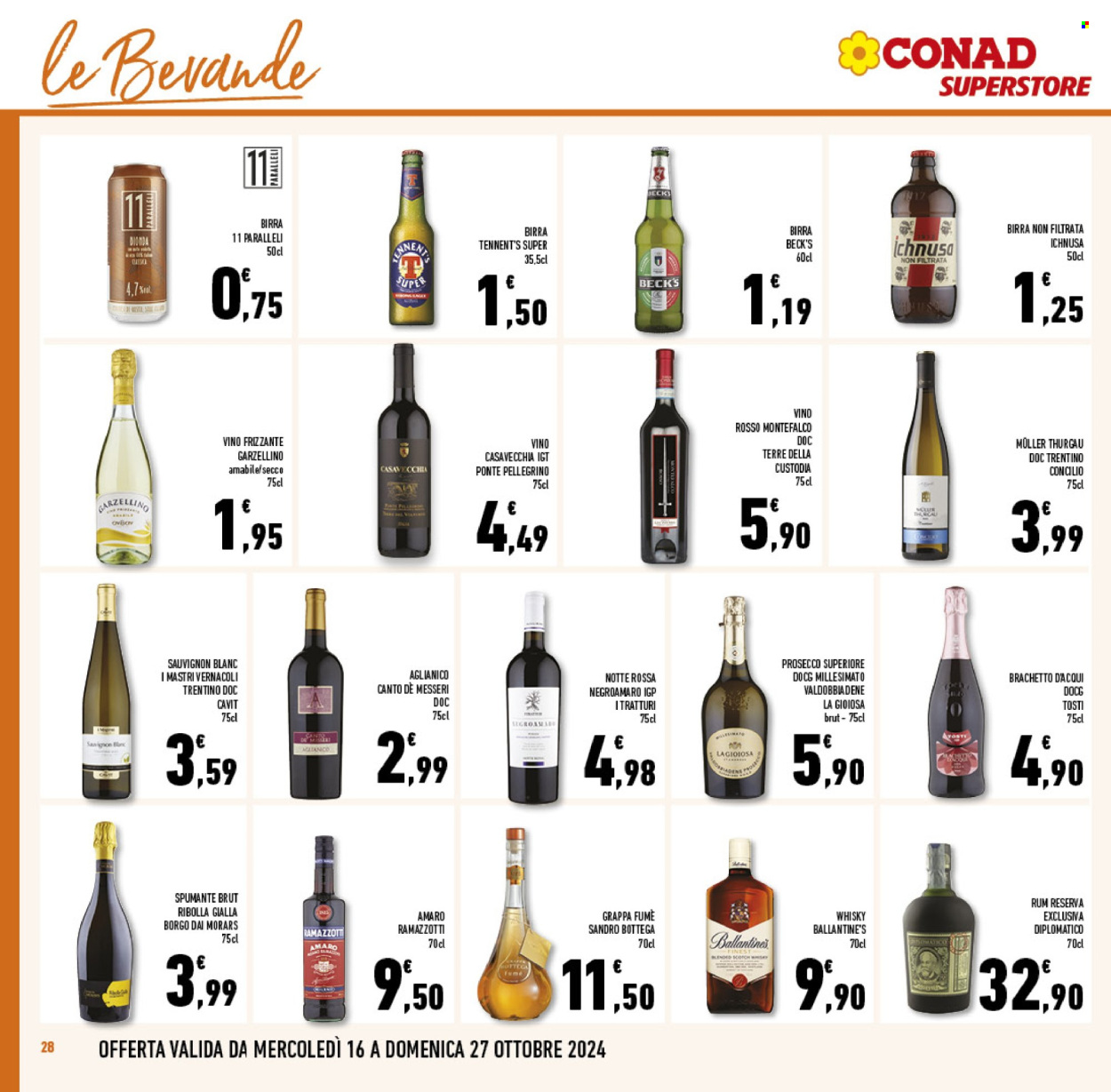 Volantino Conad Superstore - 16/10/2024 - 29/10/2024. Pagina 28