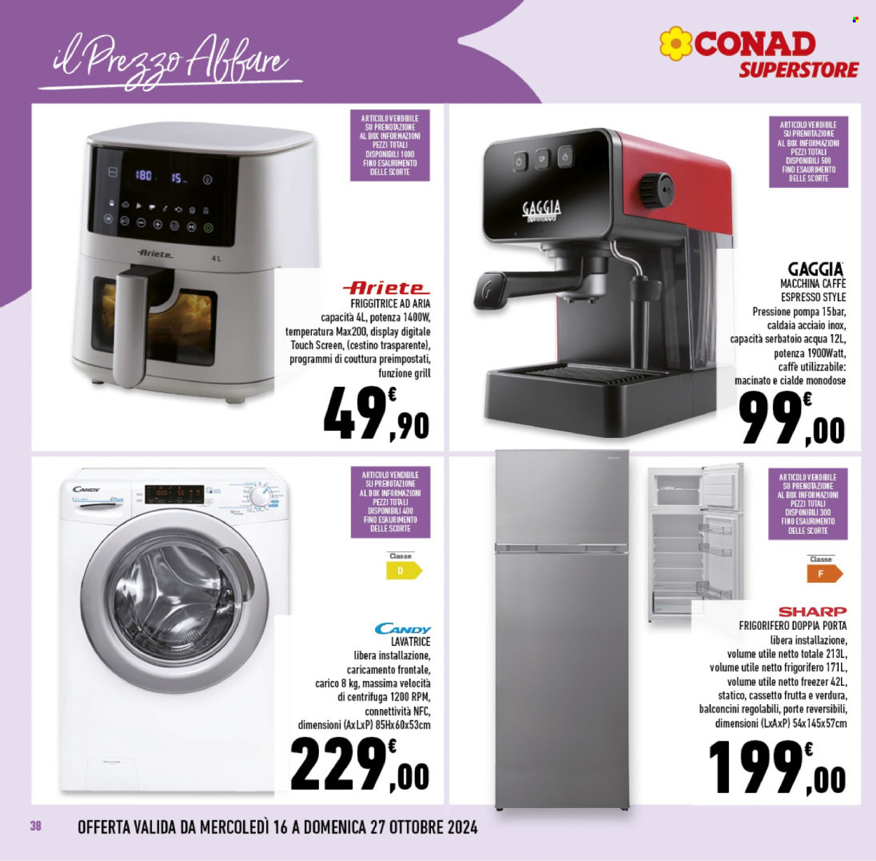 Leták Conad Superstore - 16.10.2024 - 29.10.2024. Strana 38
