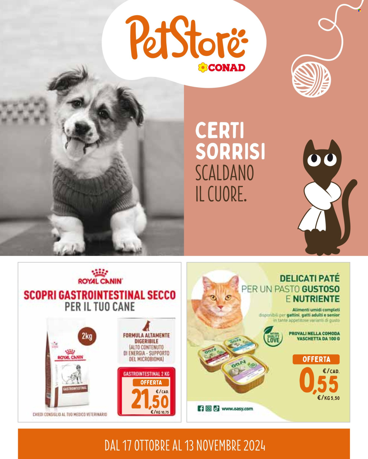 Volantino Conad - 17/10/2024 - 13/11/2024. Pagina 1