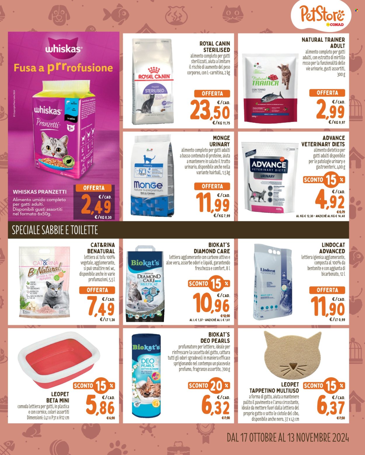 Leták Pet Store Conad - 17.10.2024 - 13.11.2024. Strana 5