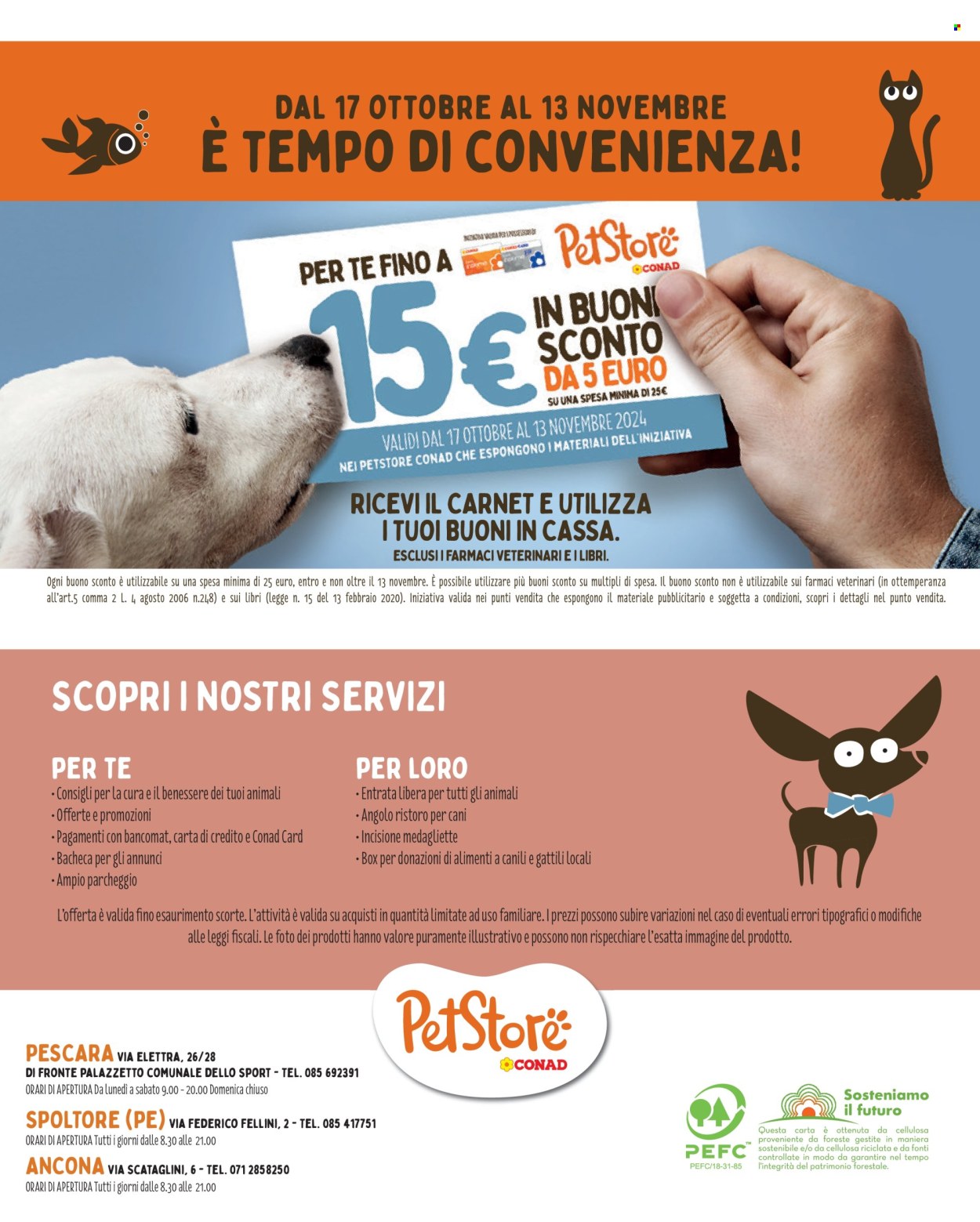 Leták Pet Store Conad - 17.10.2024 - 13.11.2024. Strana 8
