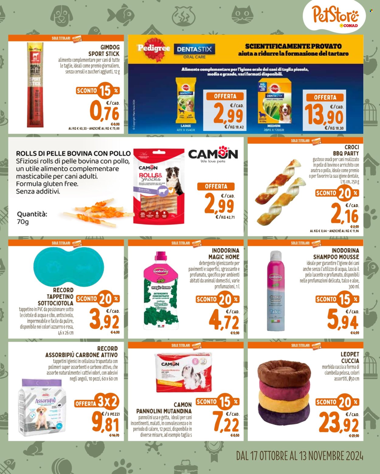 Leták Pet Store Conad - 17.10.2024 - 13.11.2024. Strana 3