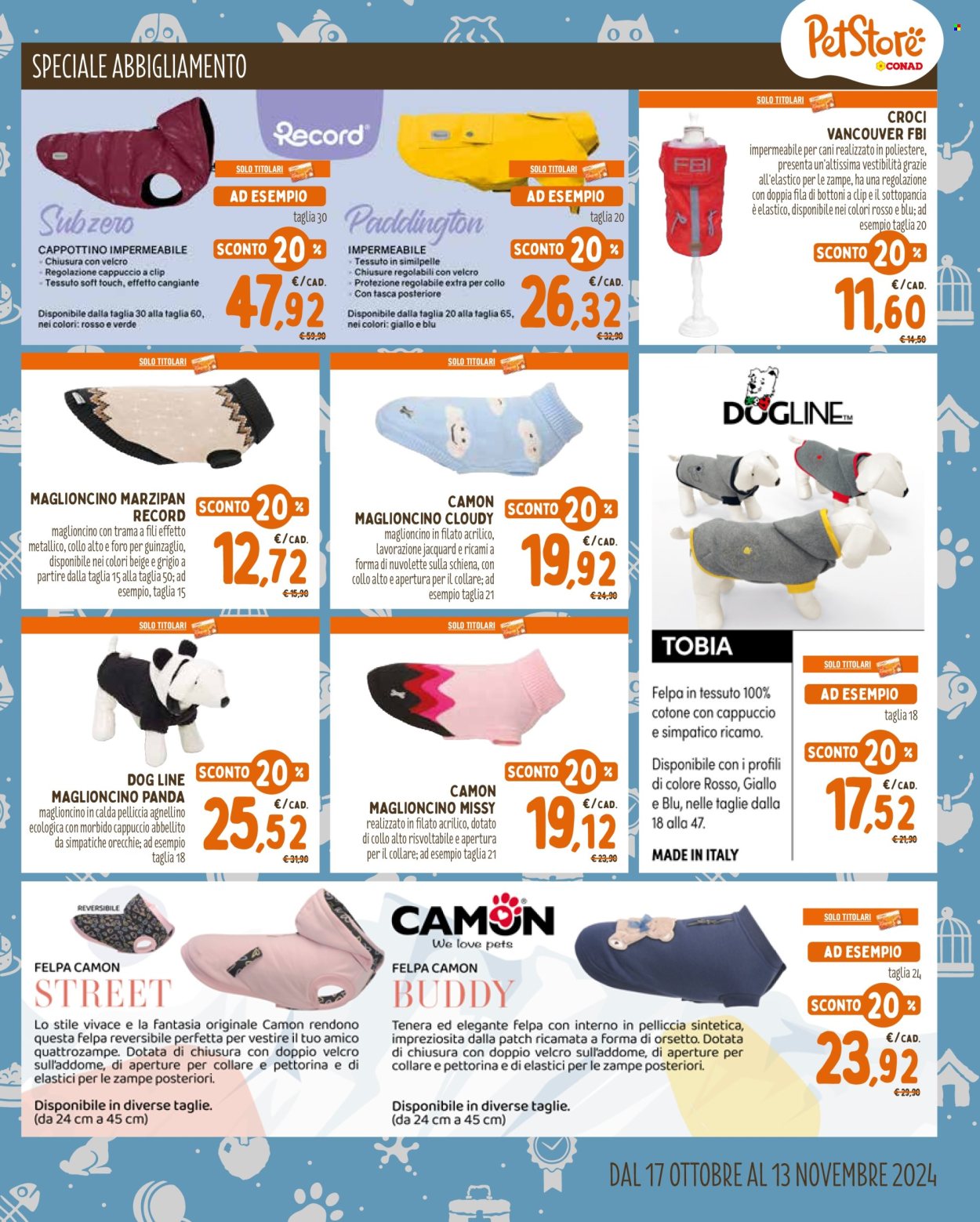 Leták Pet Store Conad - 17.10.2024 - 13.11.2024. Strana 7