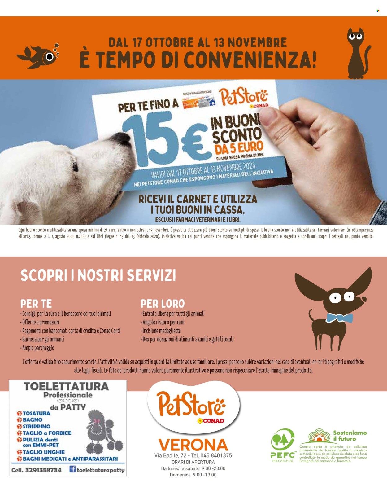 Leták Pet Store Conad - 17.10.2024 - 13.11.2024. Strana 8