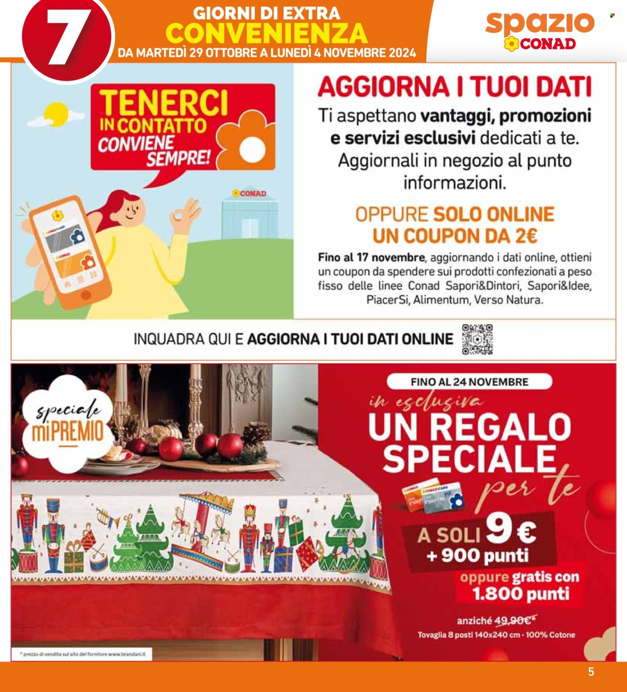 Leták Spazio Conad - 29.10.2024 - 4.11.2024. Strana 5