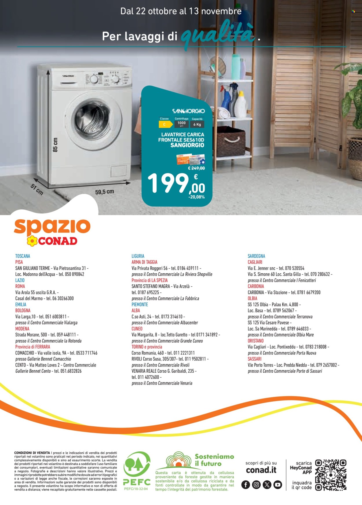 Leták Spazio Conad - 22.10.2024 - 13.11.2024. Strana 16