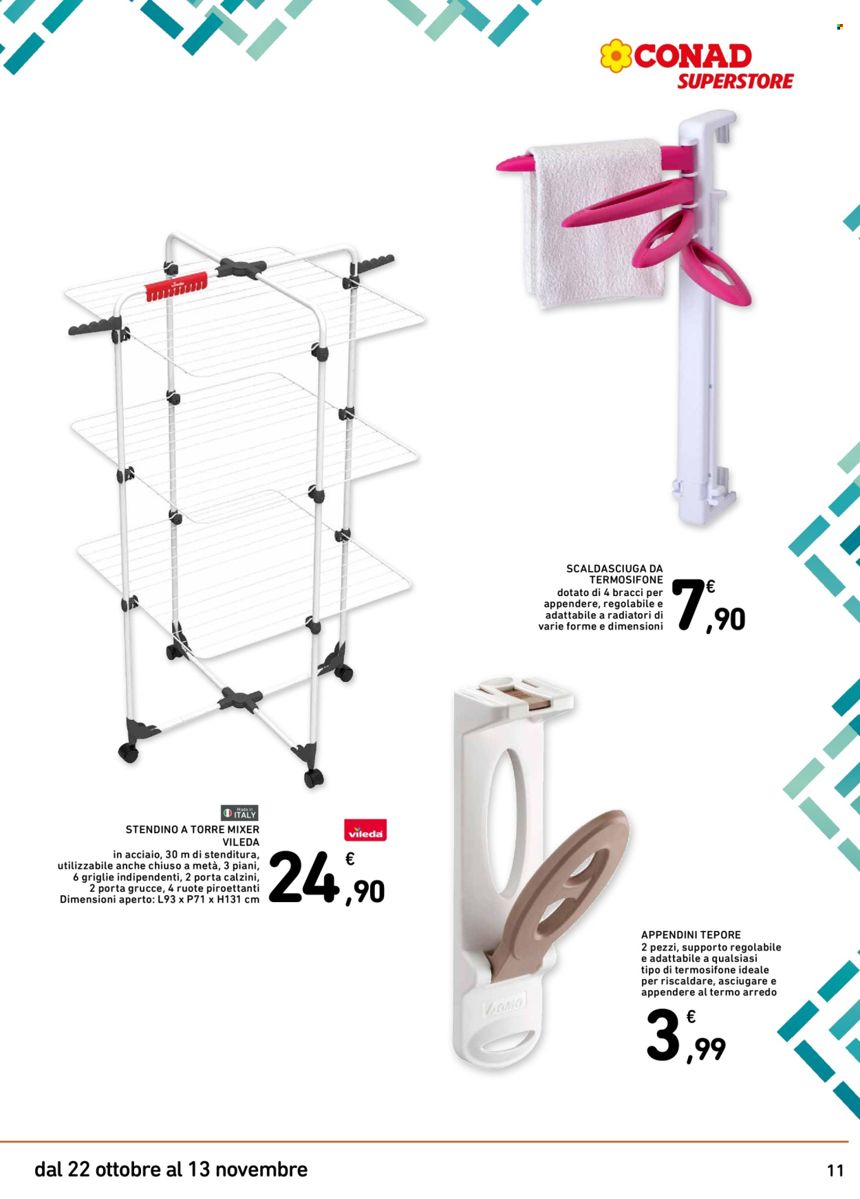 Volantino Conad Superstore - 22/10/2024 - 13/11/2024. Pagina 11