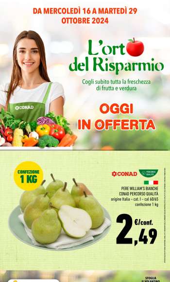 Volantino Conad - 15/10/2024 - 29/10/2024.