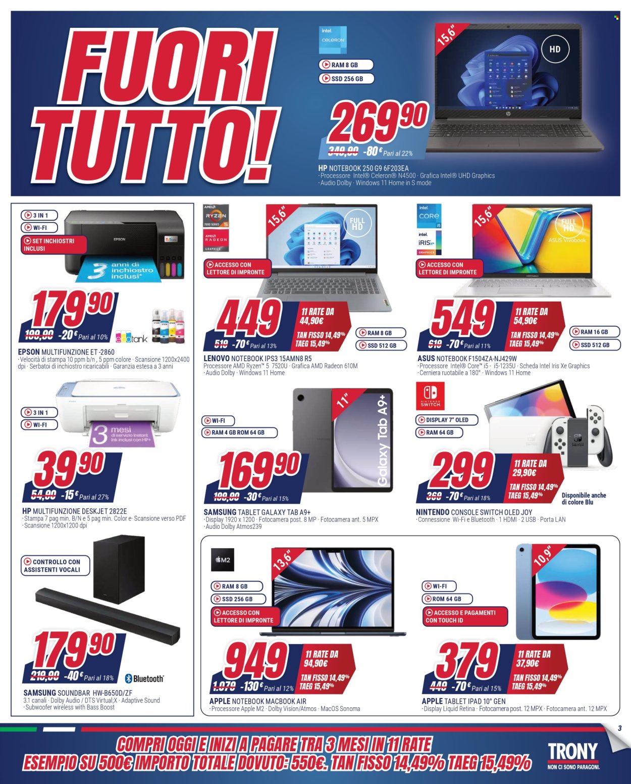 Volantino Trony - 17/10/2024 - 26/10/2024. Pagina 3