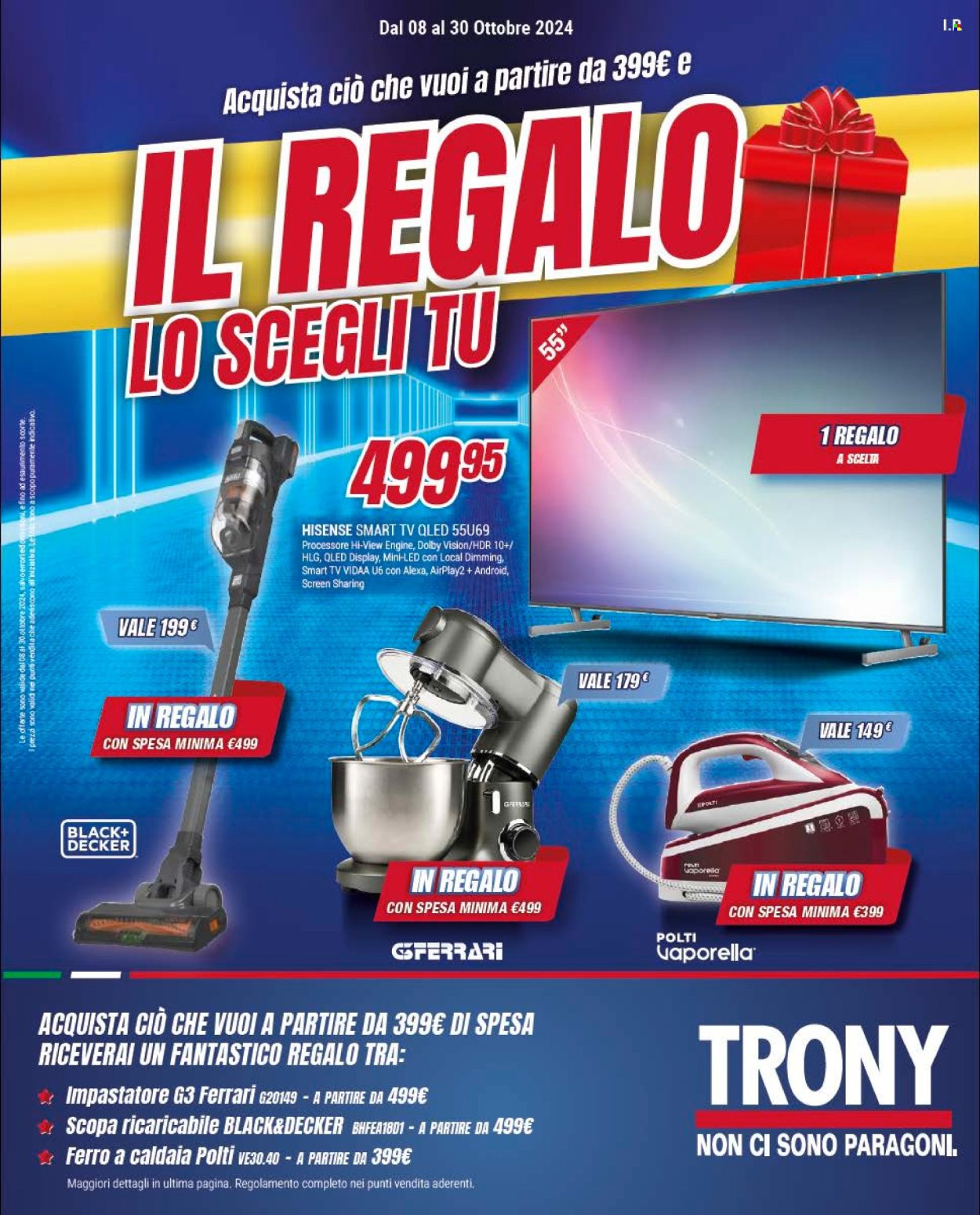 Leták Trony - 8.10.2024 - 30.10.2024. Strana 1