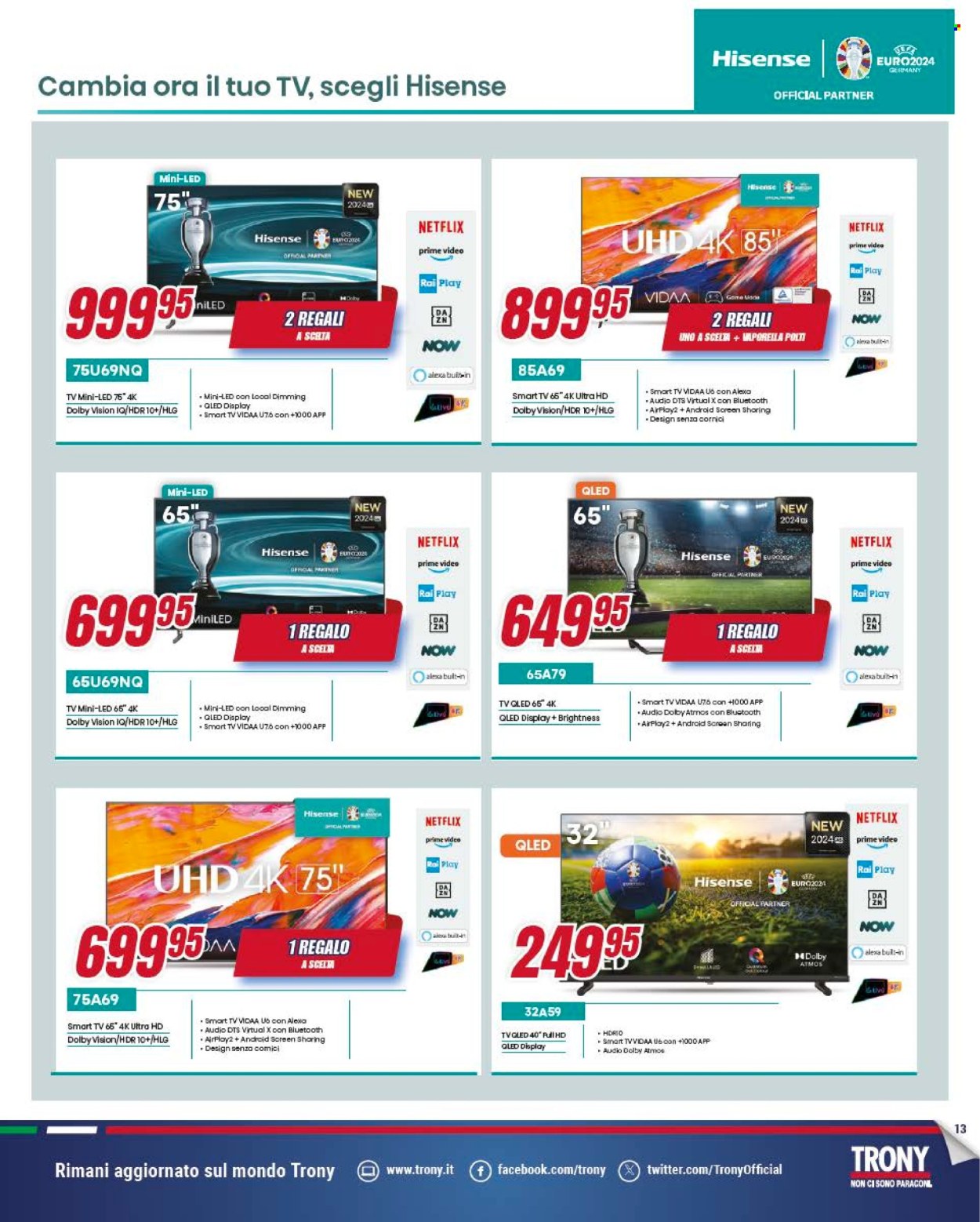 Volantino Trony - 8/10/2024 - 30/10/2024. Pagina 13