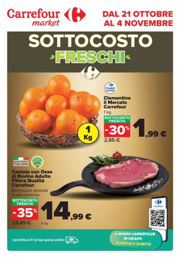 Volantino Carrefour - 21/10/2024 - 4/11/2024.