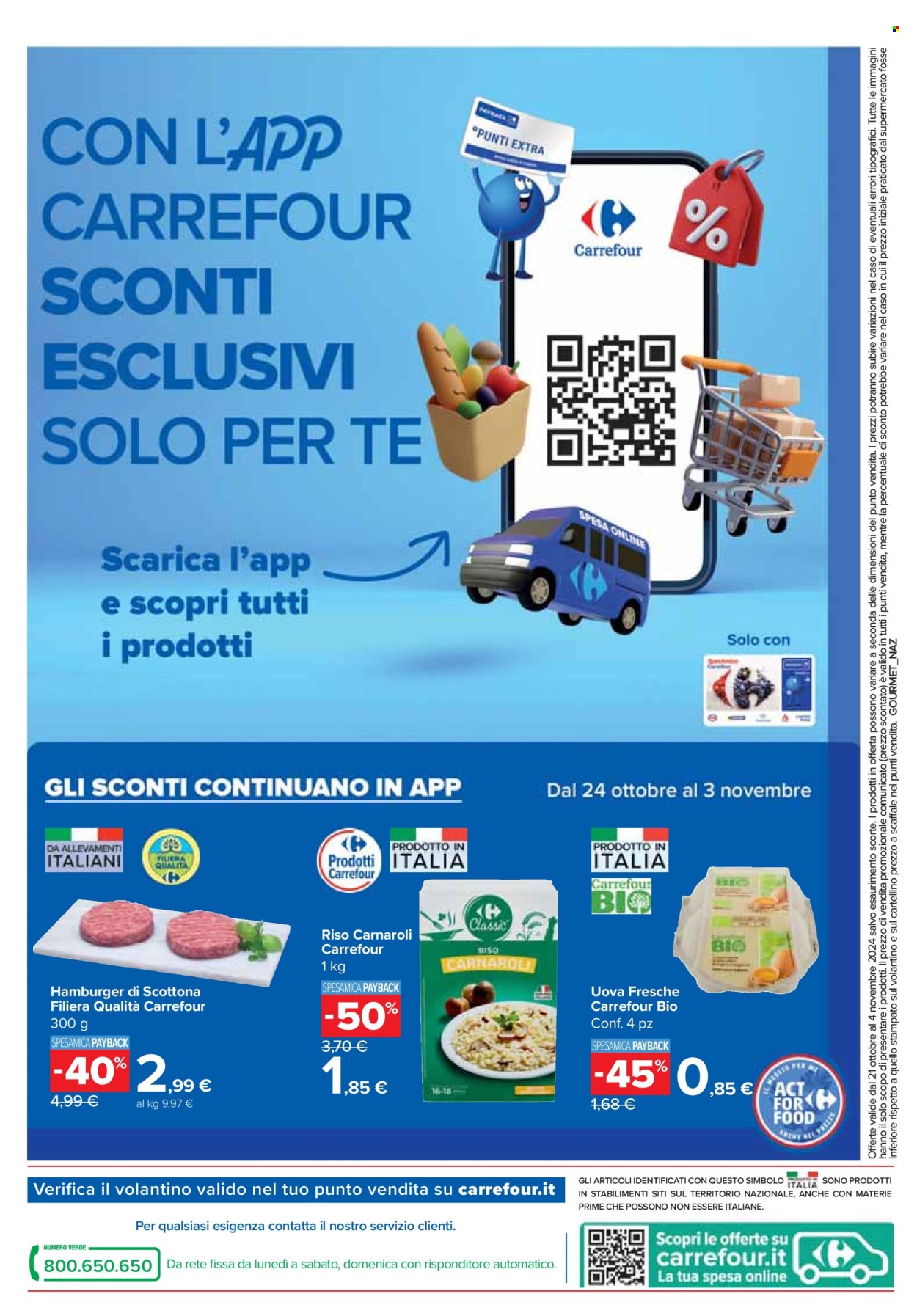 Volantino Carrefour - 21/10/2024 - 4/11/2024. Pagina 20