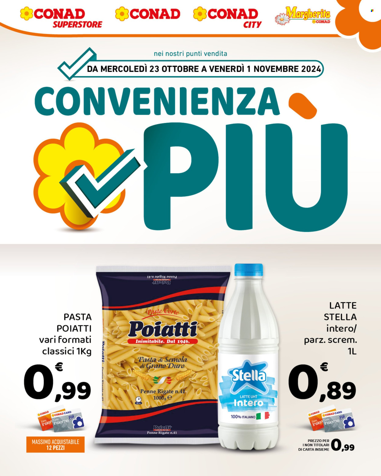 Volantino Conad - 23/10/2024 - 1/11/2024. Pagina 1