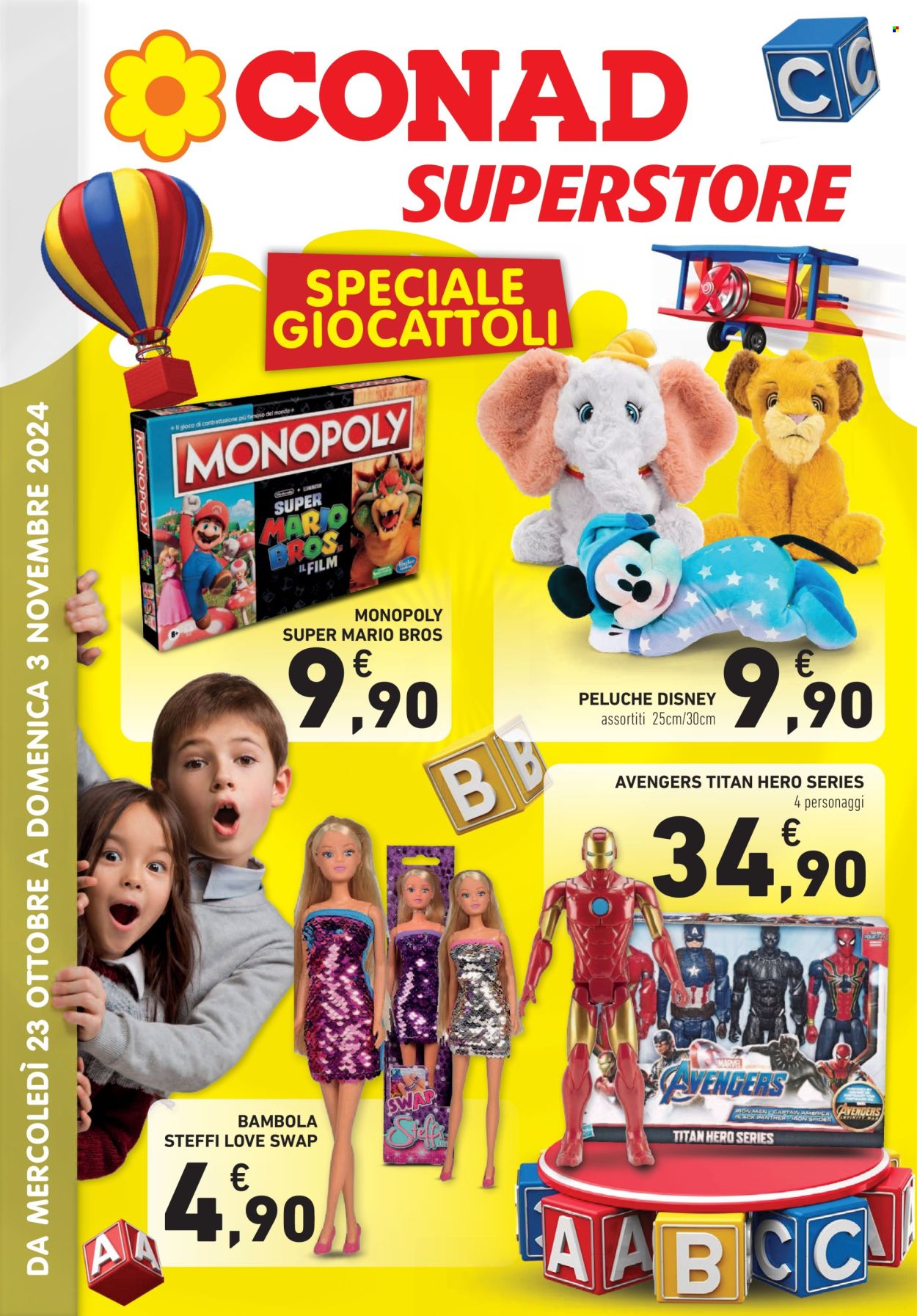 Leták Conad Superstore - 23.10.2024 - 3.11.2024. Strana 1