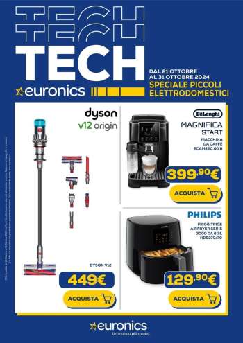 Volantino Euronics - 21/10/2024 - 31/10/2024.
