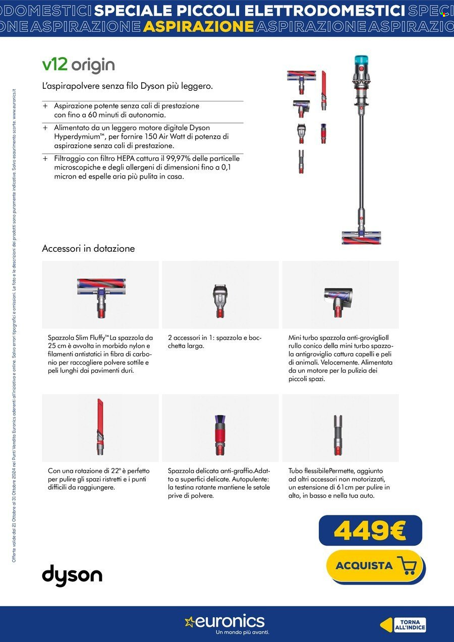 Volantino Euronics - 21/10/2024 - 31/10/2024. Pagina 3