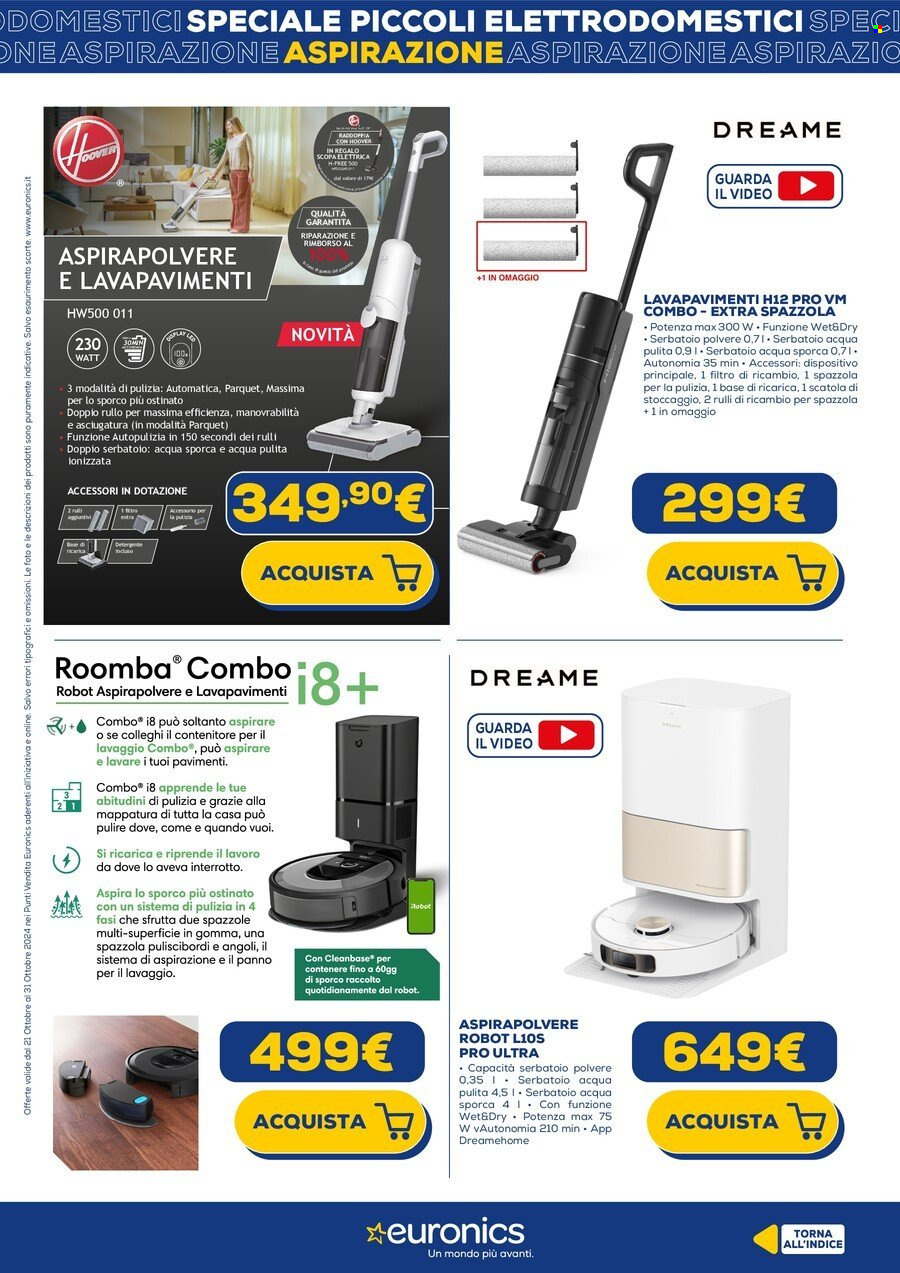 Volantino Euronics - 21/10/2024 - 31/10/2024. Pagina 6