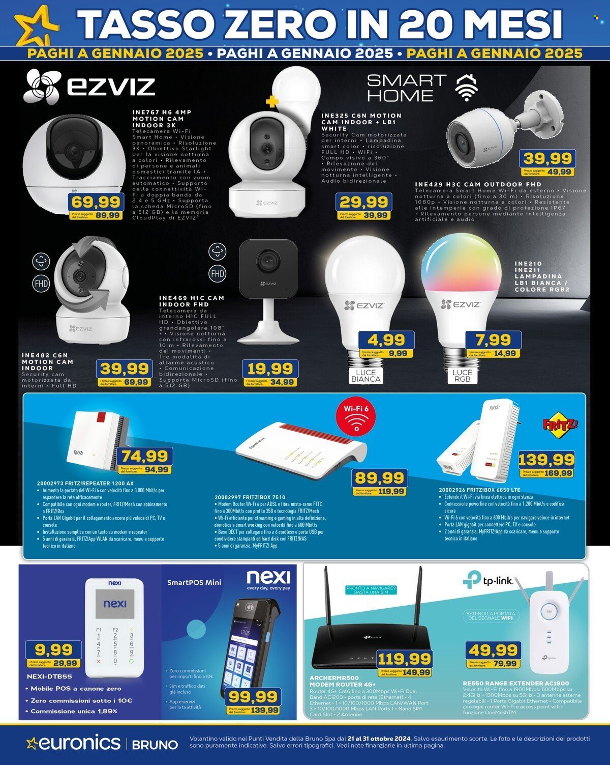 Volantino Euronics - 21/10/2024 - 31/10/2024. Pagina 7
