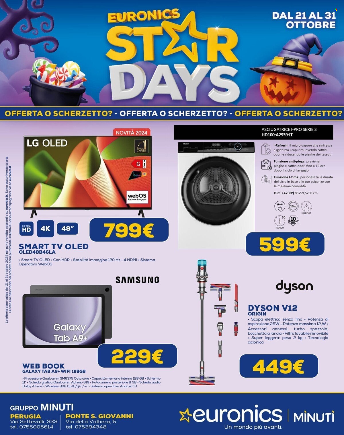 Volantino Euronics - 21/10/2024 - 1/11/2024. Pagina 1