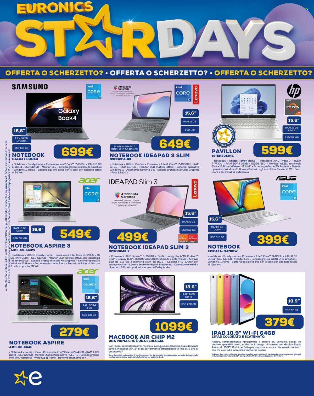 Volantino Euronics - 21/10/2024 - 1/11/2024. Pagina 8