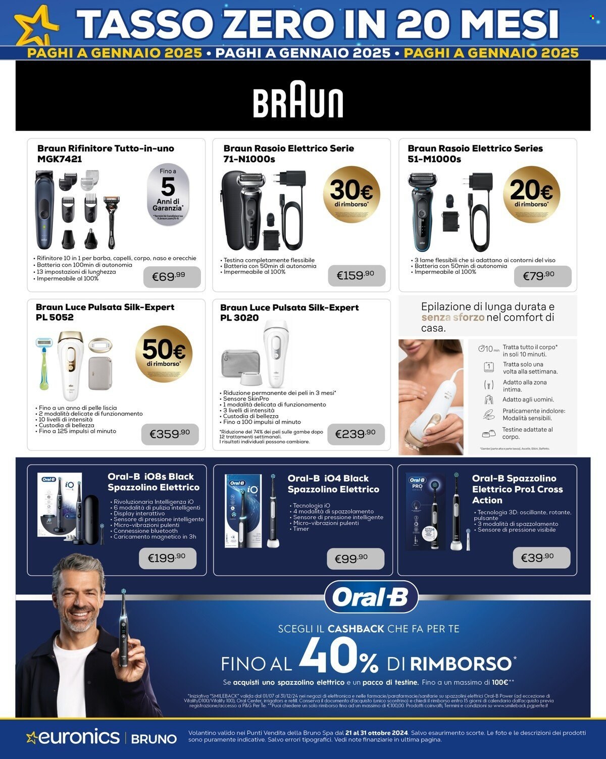 Volantino Euronics - 21/10/2024 - 31/10/2024. Pagina 24