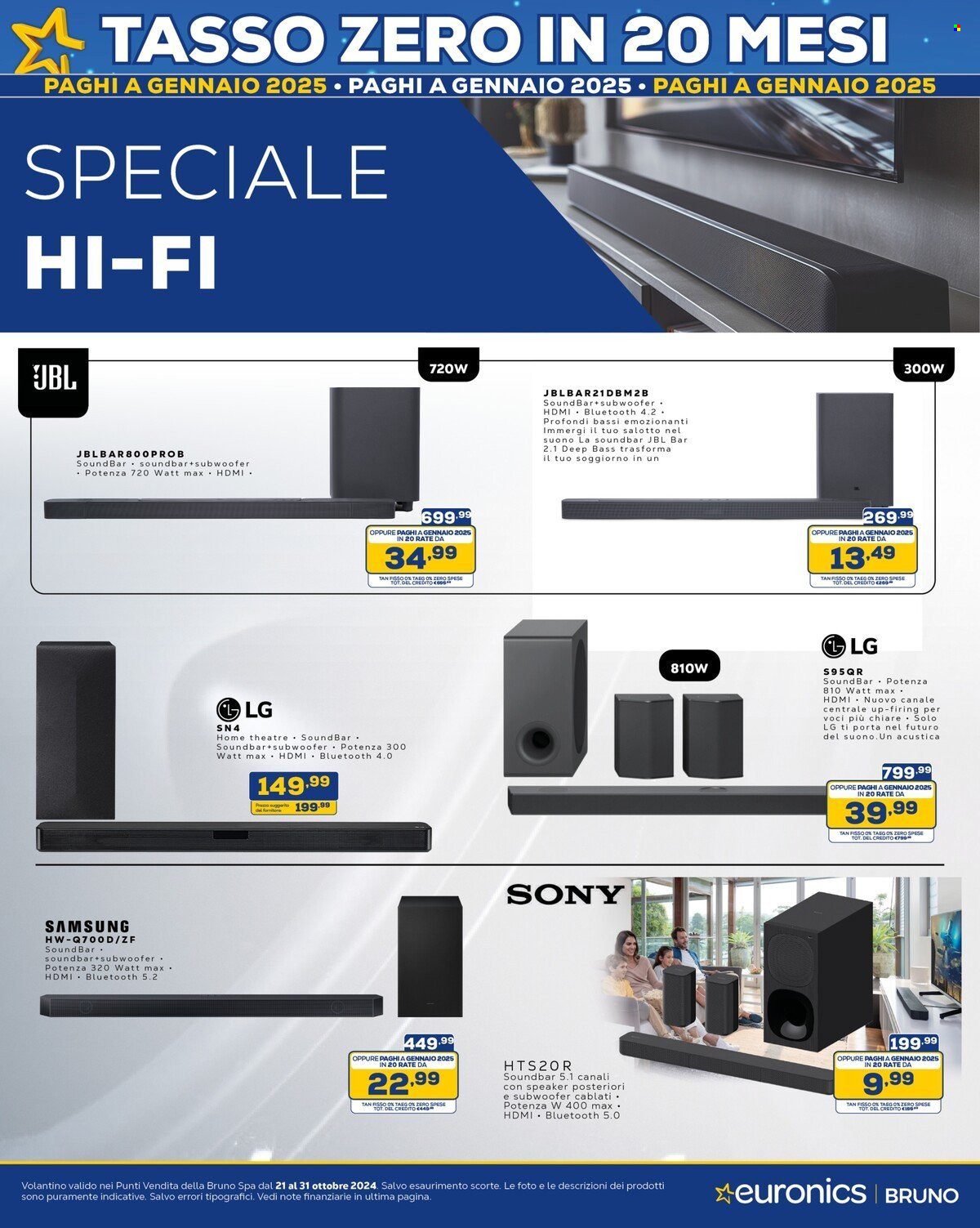 Volantino Euronics - 21/10/2024 - 31/10/2024. Pagina 27