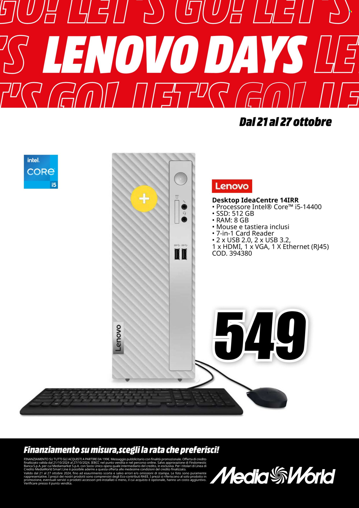 Volantino MediaWorld - 21/10/2024 - 27/10/2024. Pagina 6