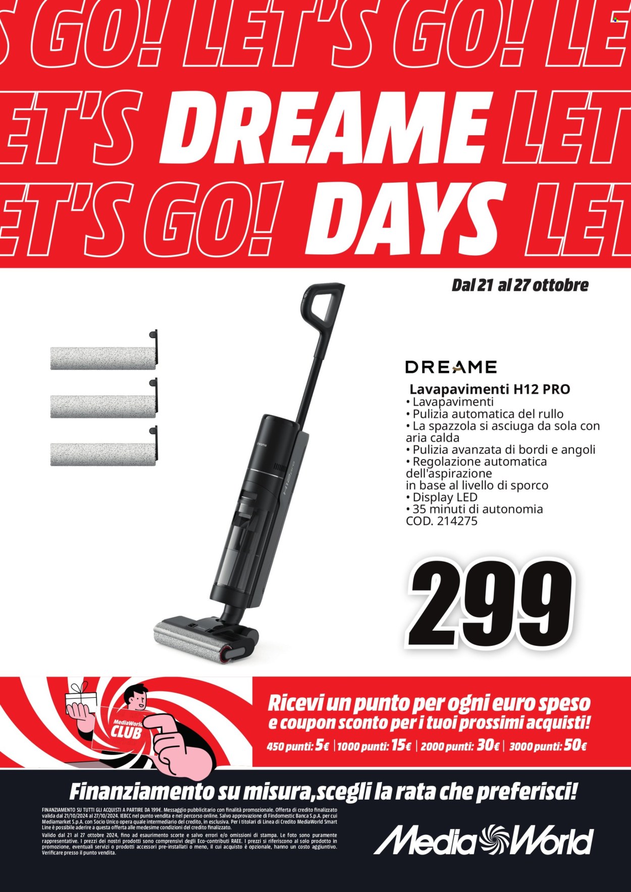 Volantino MediaWorld - 21/10/2024 - 27/10/2024. Pagina 1