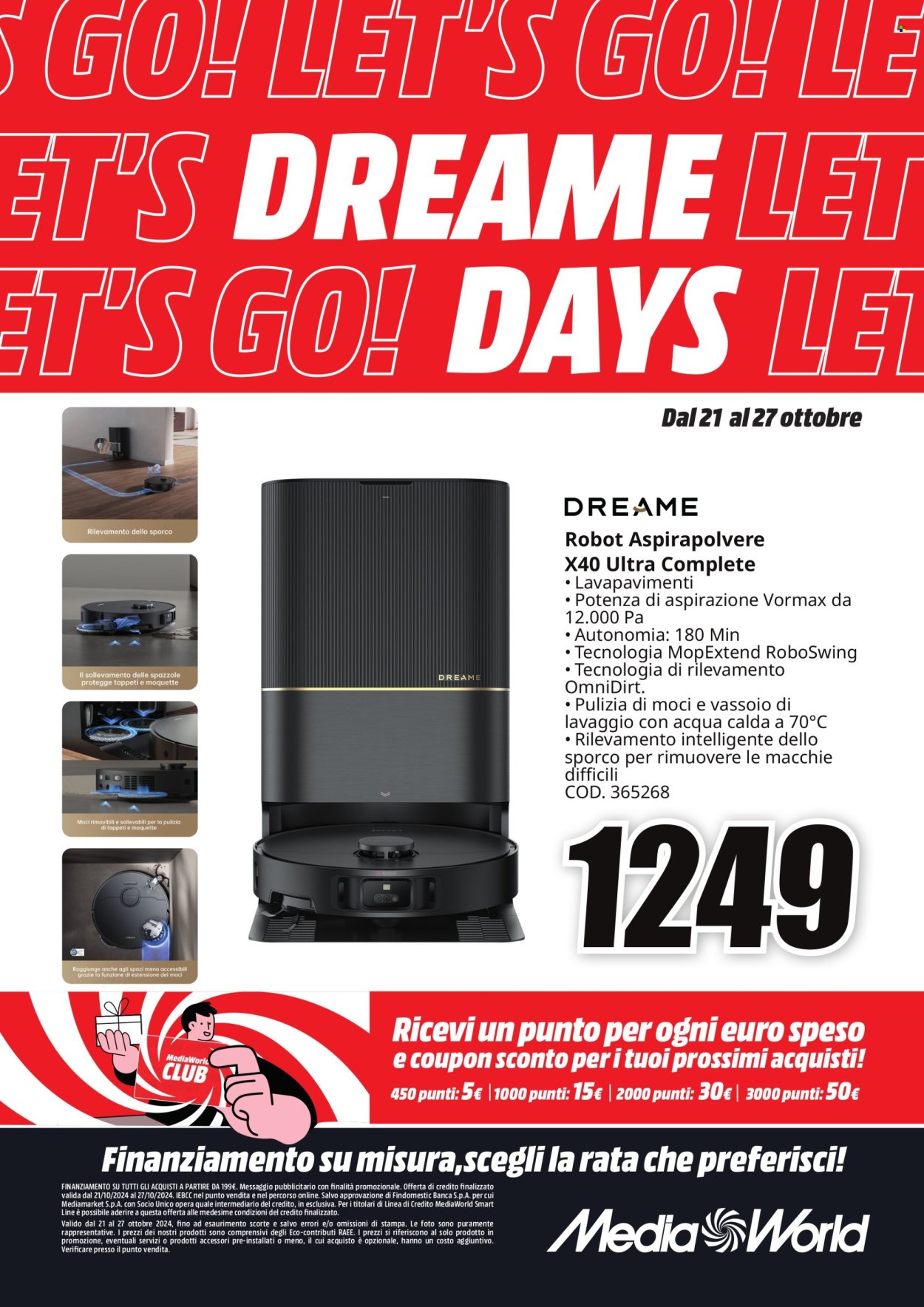 Volantino MediaWorld - 21/10/2024 - 27/10/2024. Pagina 2