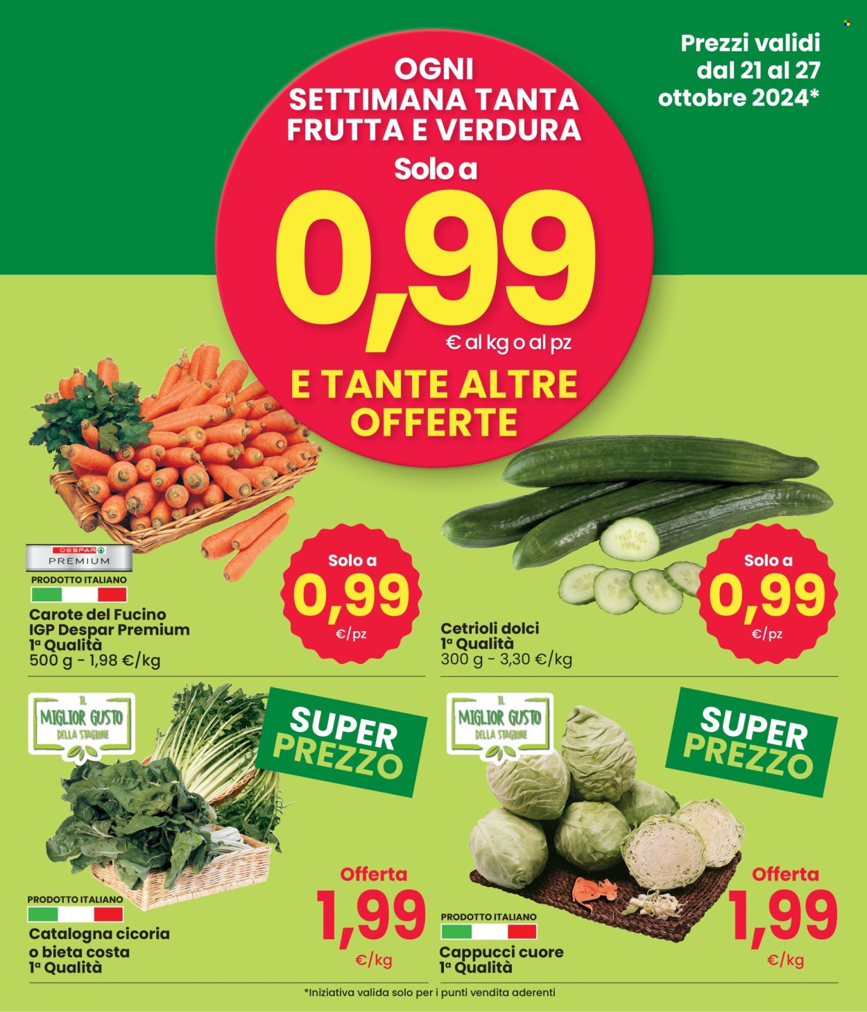 Volantino Eurospar - 21/10/2024 - 27/10/2024. Pagina 4