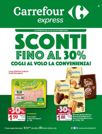 Volantino Carrefour - 21/10/2024 - 30/10/2024.