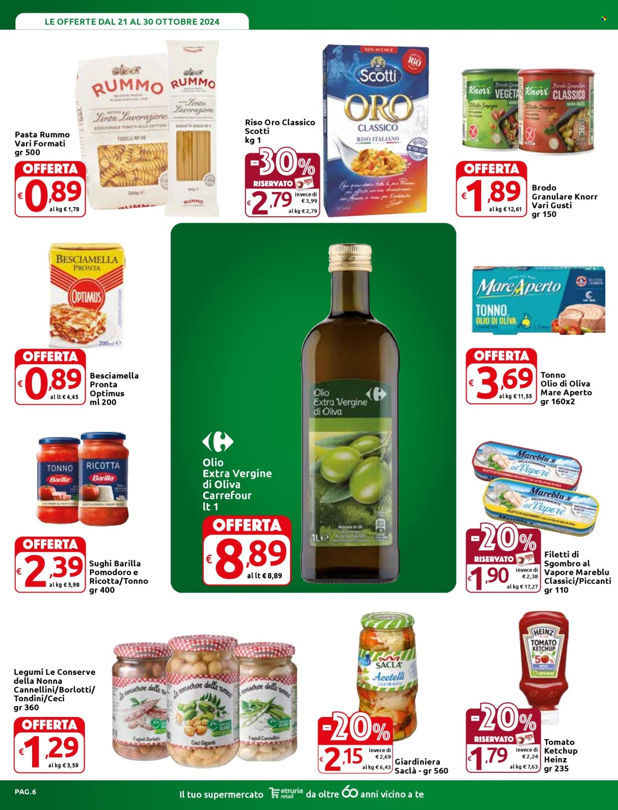 Volantino Carrefour - 21/10/2024 - 30/10/2024. Pagina 6