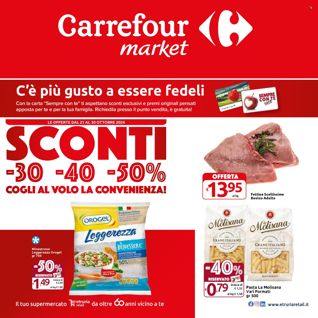 Leták Carrefour - 21.10.2024 - 30.10.2024. Strana 1