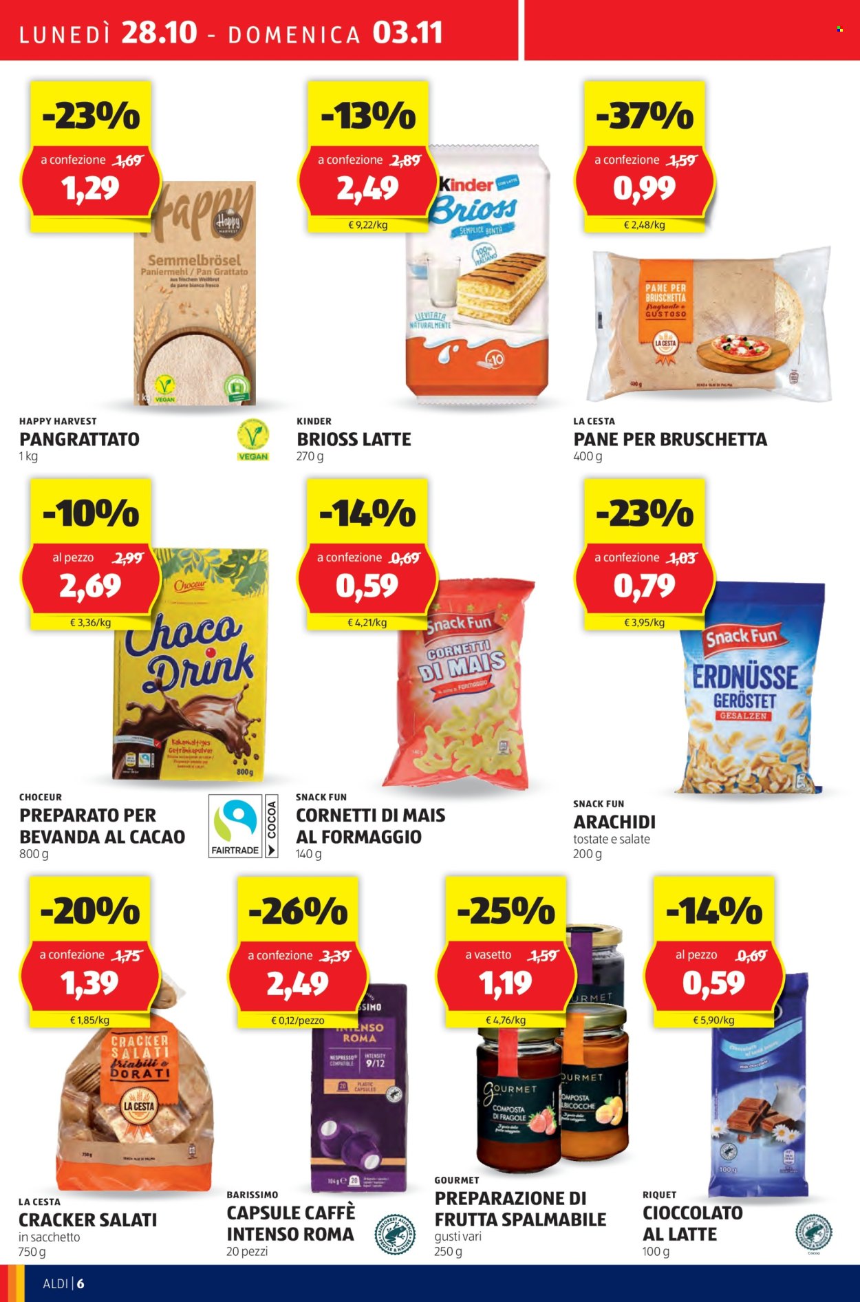 Volantino Aldi - 28/10/2024 - 3/11/2024. Pagina 6