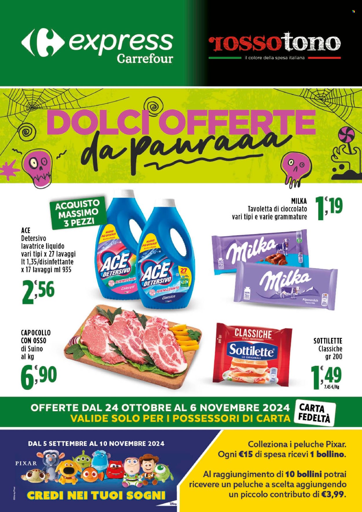 Volantino Carrefour - 24/10/2024 - 6/11/2024. Pagina 1
