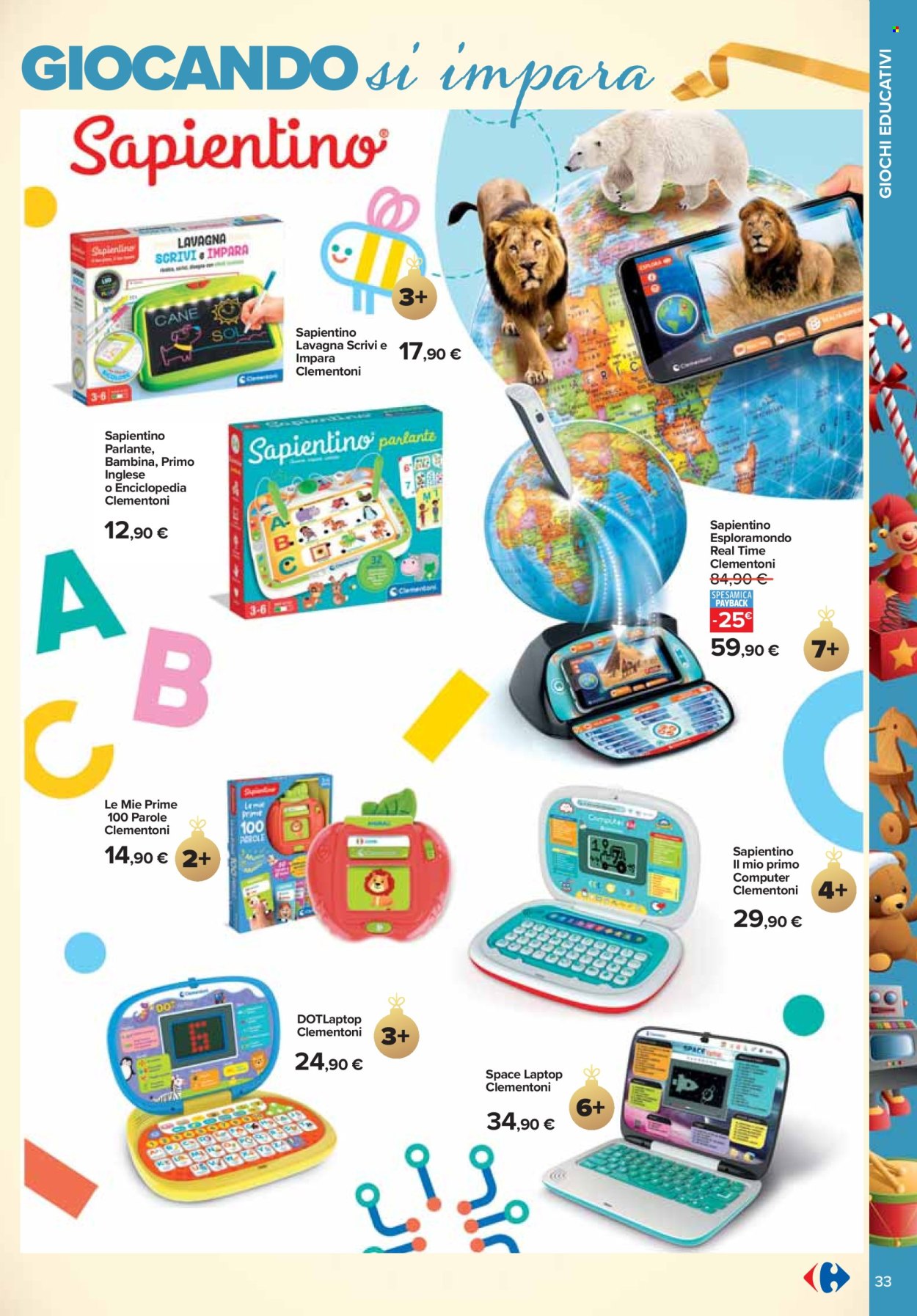 Volantino Carrefour - 25/10/2024 - 24/12/2024. Pagina 33