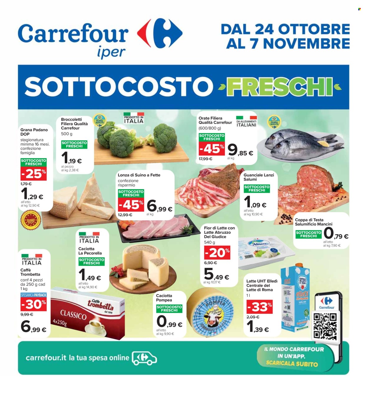 Volantino Carrefour - 24/10/2024 - 7/11/2024. Pagina 1