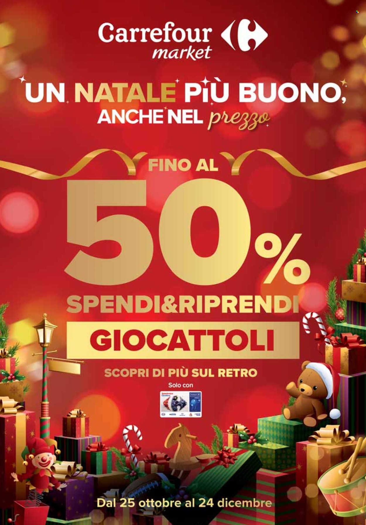 Volantino Carrefour - 25/10/2024 - 24/12/2024. Pagina 1