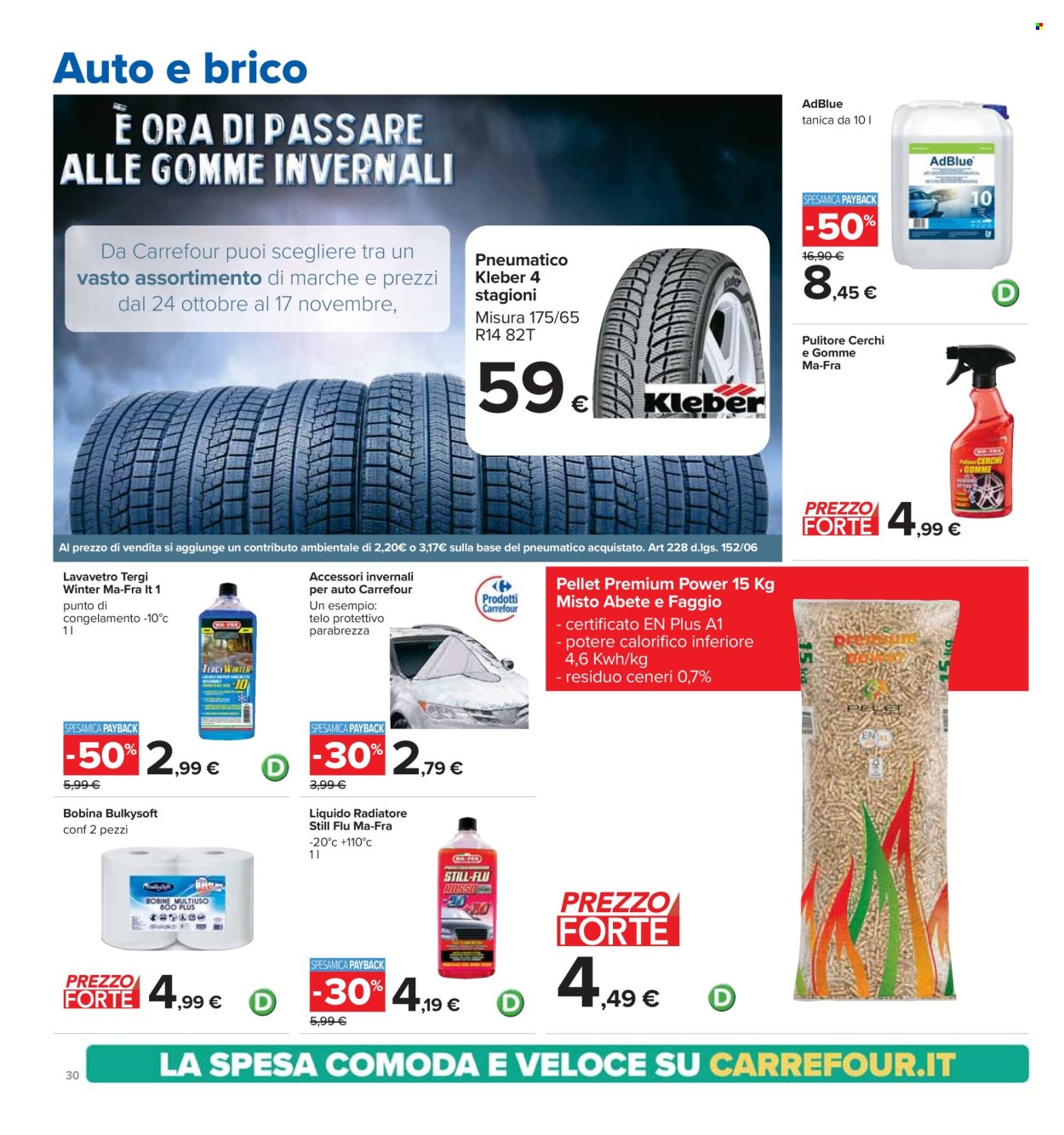 Volantino Carrefour - 24/10/2024 - 7/11/2024. Pagina 30