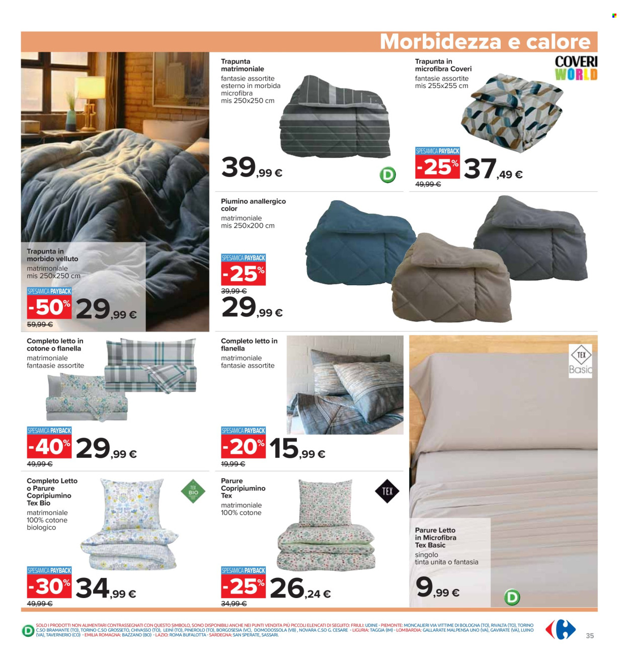 Volantino Carrefour - 24/10/2024 - 7/11/2024. Pagina 35
