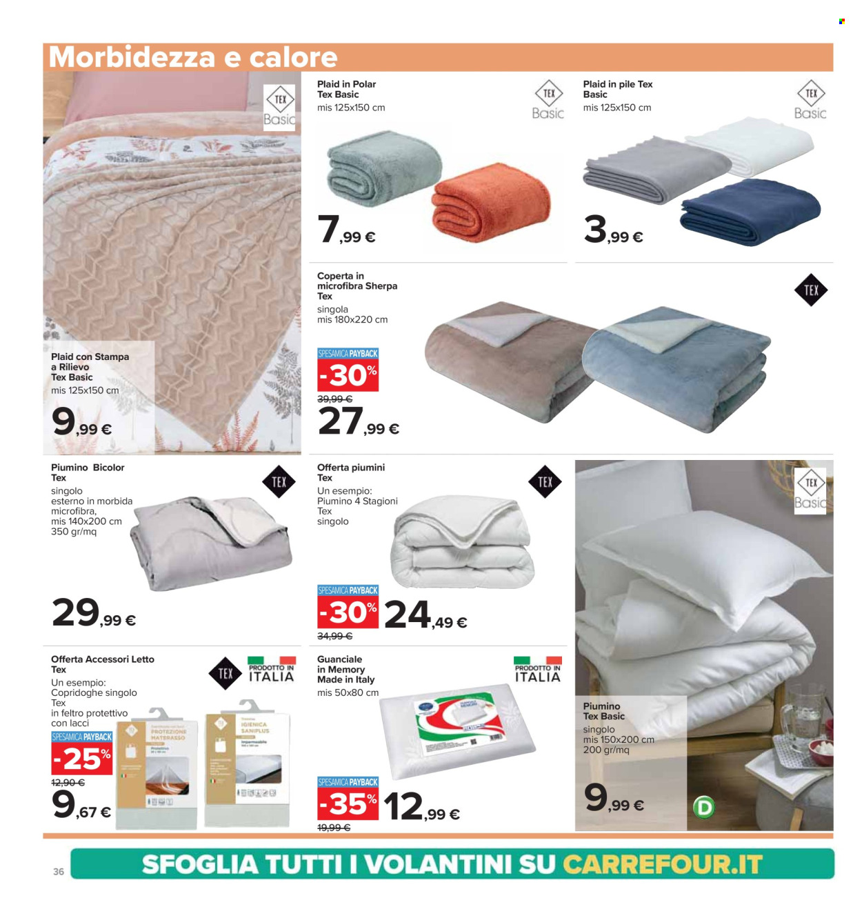 Volantino Carrefour - 24/10/2024 - 7/11/2024. Pagina 36