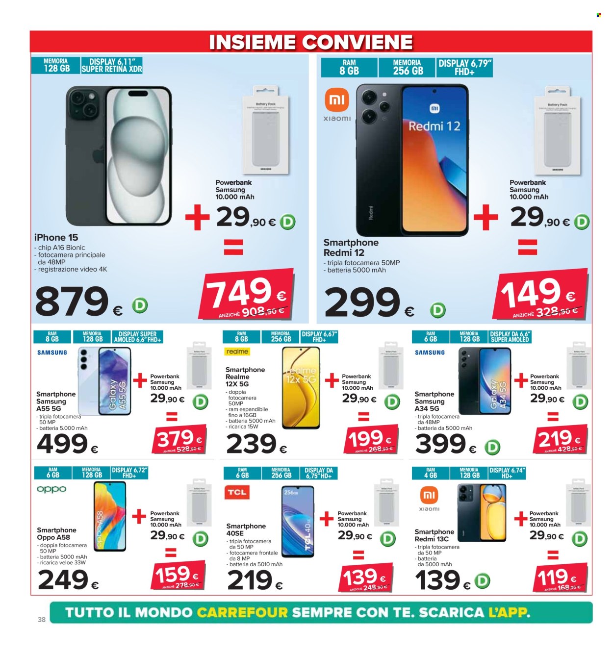 Volantino Carrefour - 24/10/2024 - 7/11/2024. Pagina 38