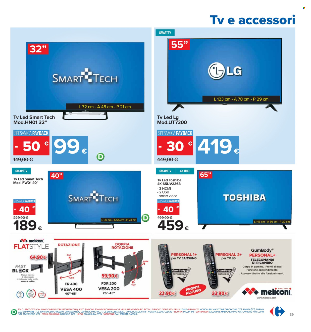 Volantino Carrefour - 24/10/2024 - 7/11/2024. Pagina 39