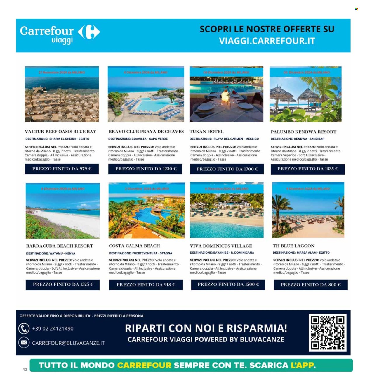 Volantino Carrefour - 24/10/2024 - 7/11/2024. Pagina 42
